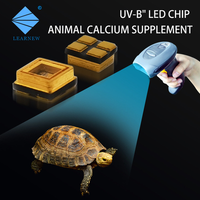 Керамический SMD LED UVB LED CHIP 290nm 300nm 310MN 315nm 3535 Chip Led Для животных добавок кальция